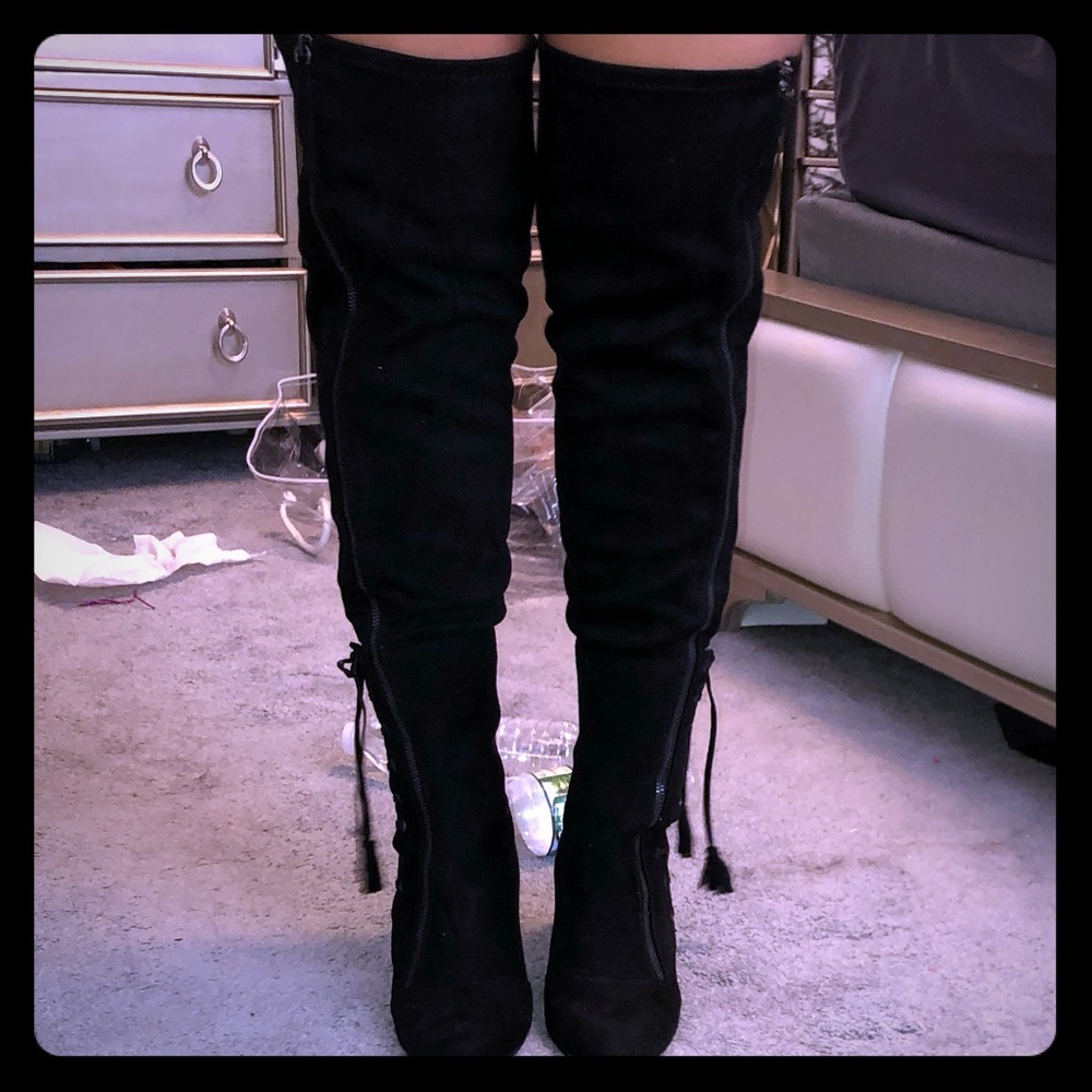 Thigh high boots